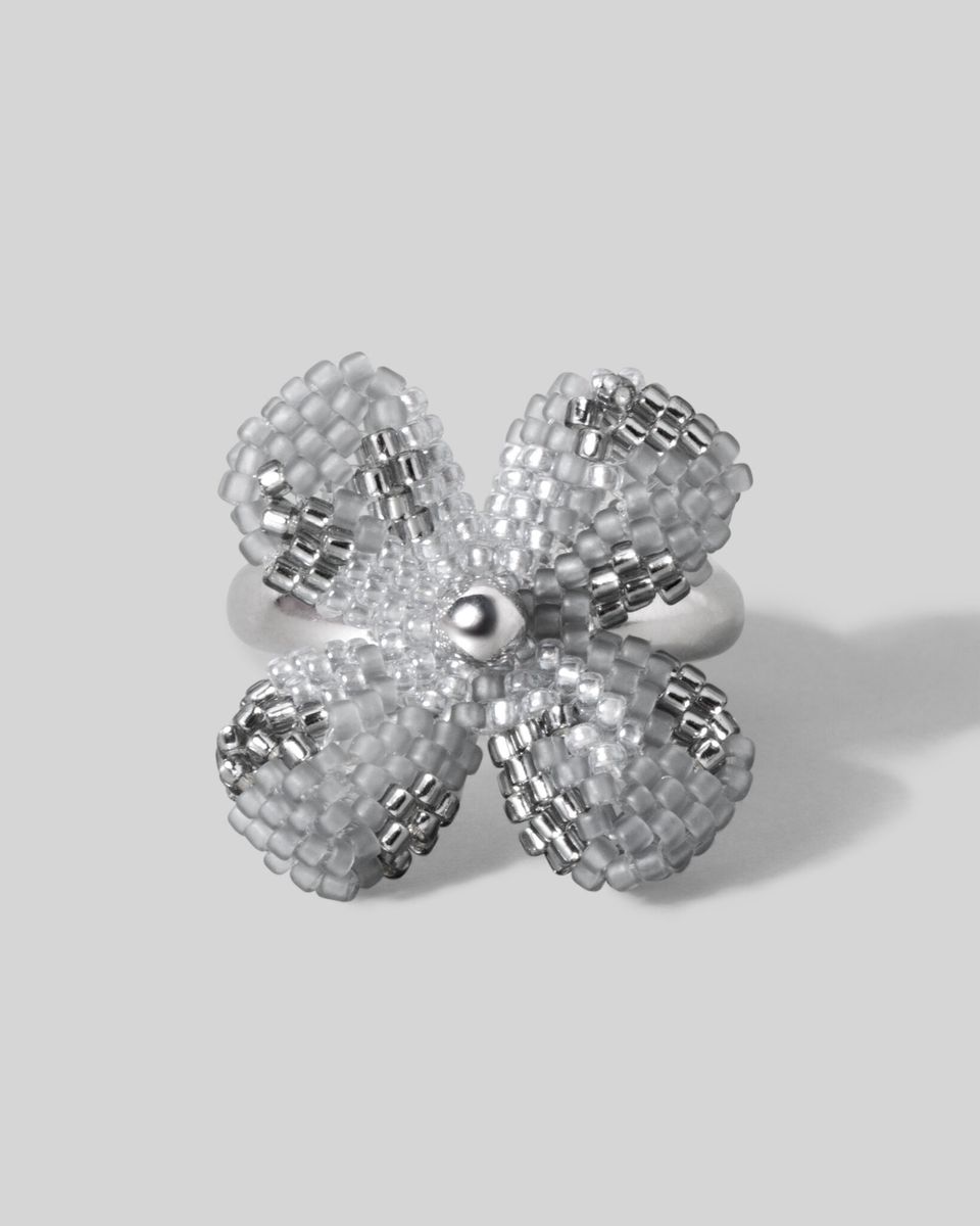 Кольцо Beaded Flower Granite