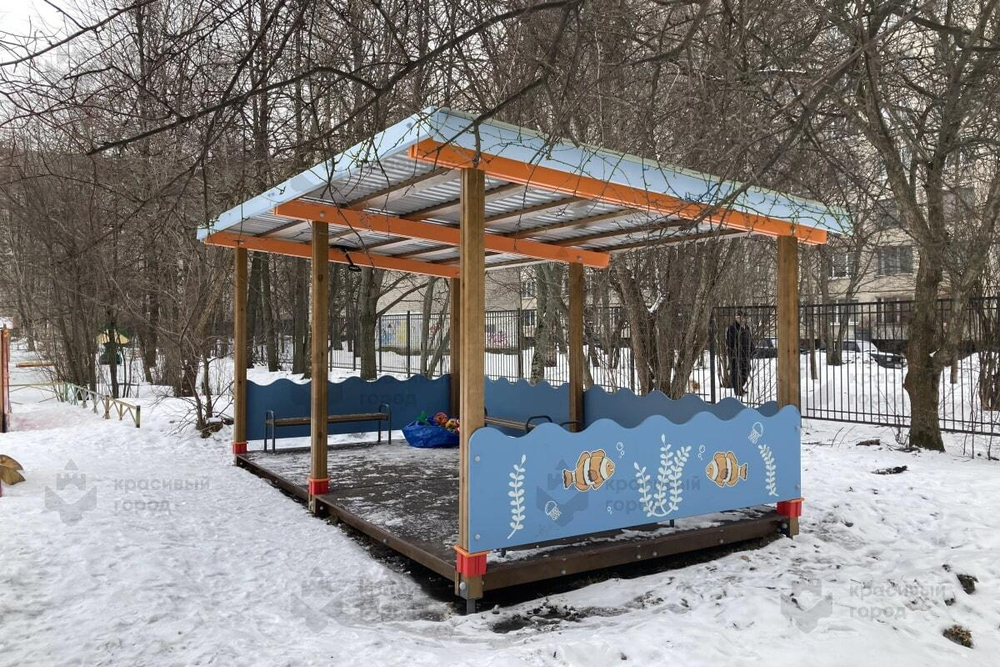 Беседка большая тип-5 (синий)