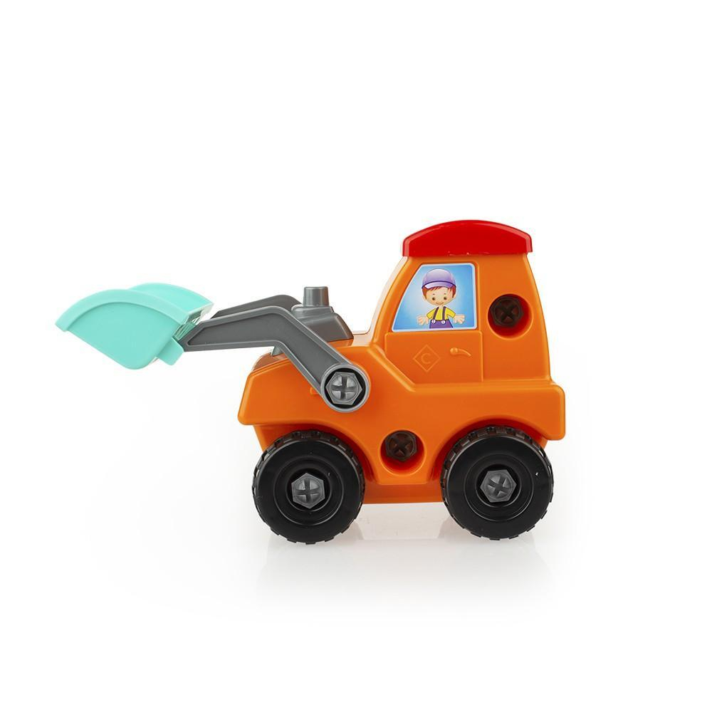 Трактор «Кузя» 19 дет., отвёртка, 22 см (Совтехстром)