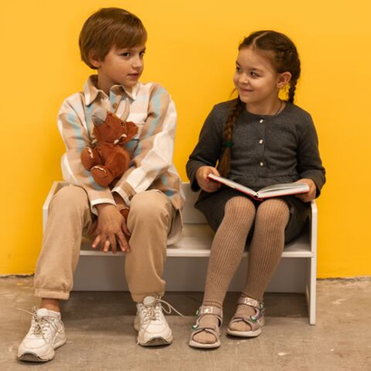 Стул перевертыш Чек, 74х34х34, растущий детский стол и стул 2в1 из фанеры березы, белый