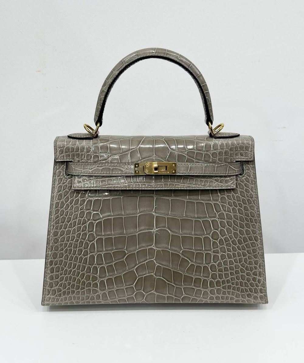 Сумка Hermes из кожи крокодила 25 см, арт. 466225325