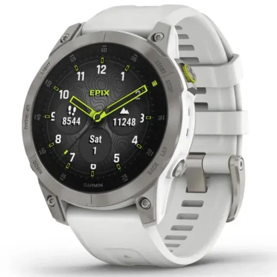 Умные часы Garmin Epix™ Gen 2 Sapphire - White Titanium