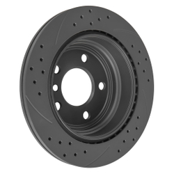 Диск тормозной задний перфорированный PRO-Line с покрытием (компл.2 шт) BMW 3/4-Serie (F30/F31/F34/F32/F33/F36) GANZ GIJ06035S
