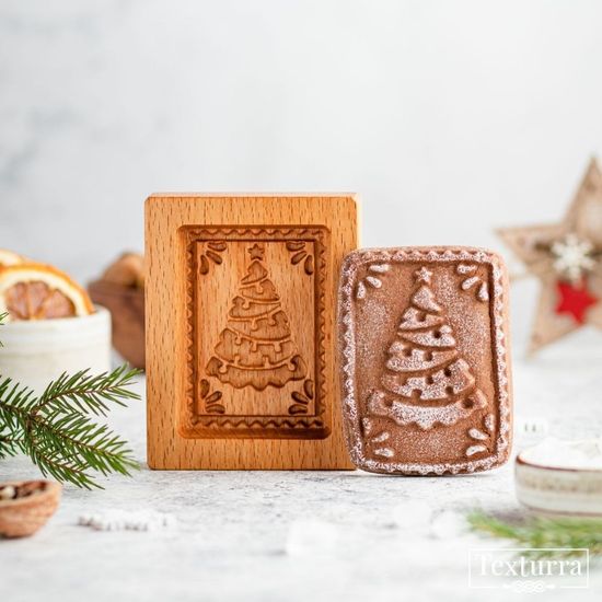 Пряничная форма Марка с ёлочкой