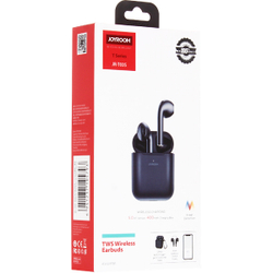 Bluetooth-гарнитура Joyroom (JR-T03S) TWS Wireless Earbuds стерео 400mAh с зарядным устройством и чехлом в комплекте Черный
