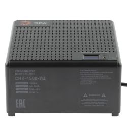 Стабилизатор напряжения ЭРА CНК-1500-УЦ компактный универсальный, 140-260В/220В, 1500ВА | Компактные