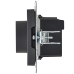 BRITE Термостат электронный с индикацией ТС10-1-БрГ графит IEK