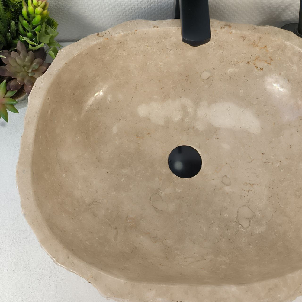 Раковина из мрамора Erozy Cream EM-65329 53*46*17 0877