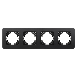 Рамка алюминиевая FRM-AKIRY-SFAL-4-BK (Arlight, -) 049744