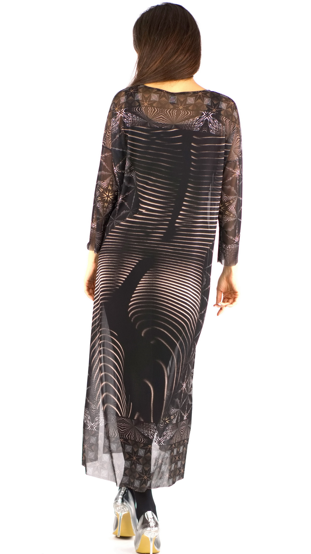 Платье-туника из сетки «Воплощение» по мотивам работ французского фотографа Дани Оливье