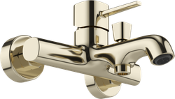 Смеситель для ванны с душем STWORKI Эстерсунд S31100GG глянцевое золото