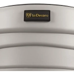 Кашпо для цветов пластиковое 7,5л d-27,1см «Бархан» Серый жемчуг