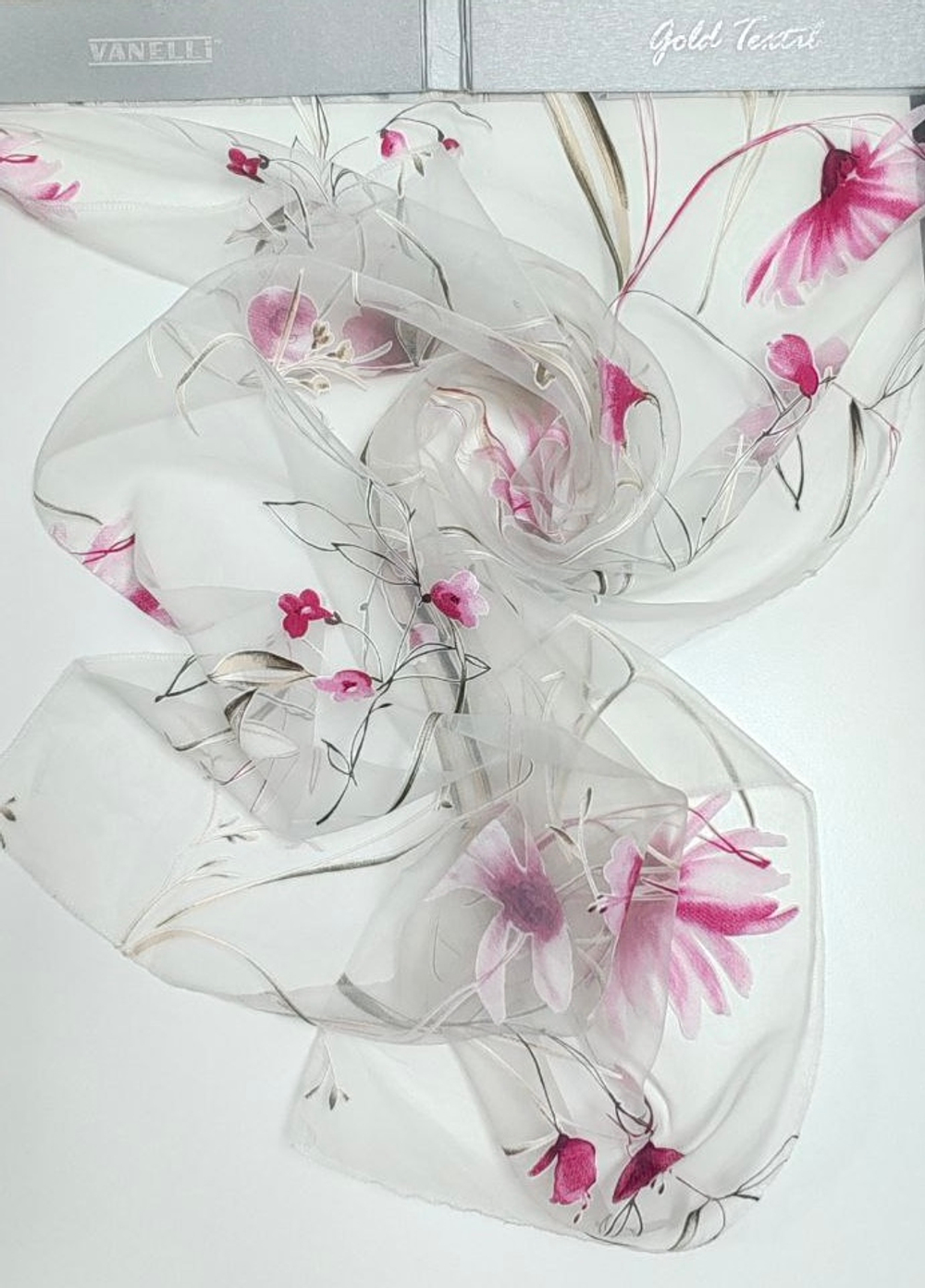 Органза Голд Текстиль арт. 1244918-1, col ярко-розовый (высота 300 см, Турция)