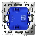 Выключатель встраиваемый VOLTUM S70 одноклавишный 10А, (титан)