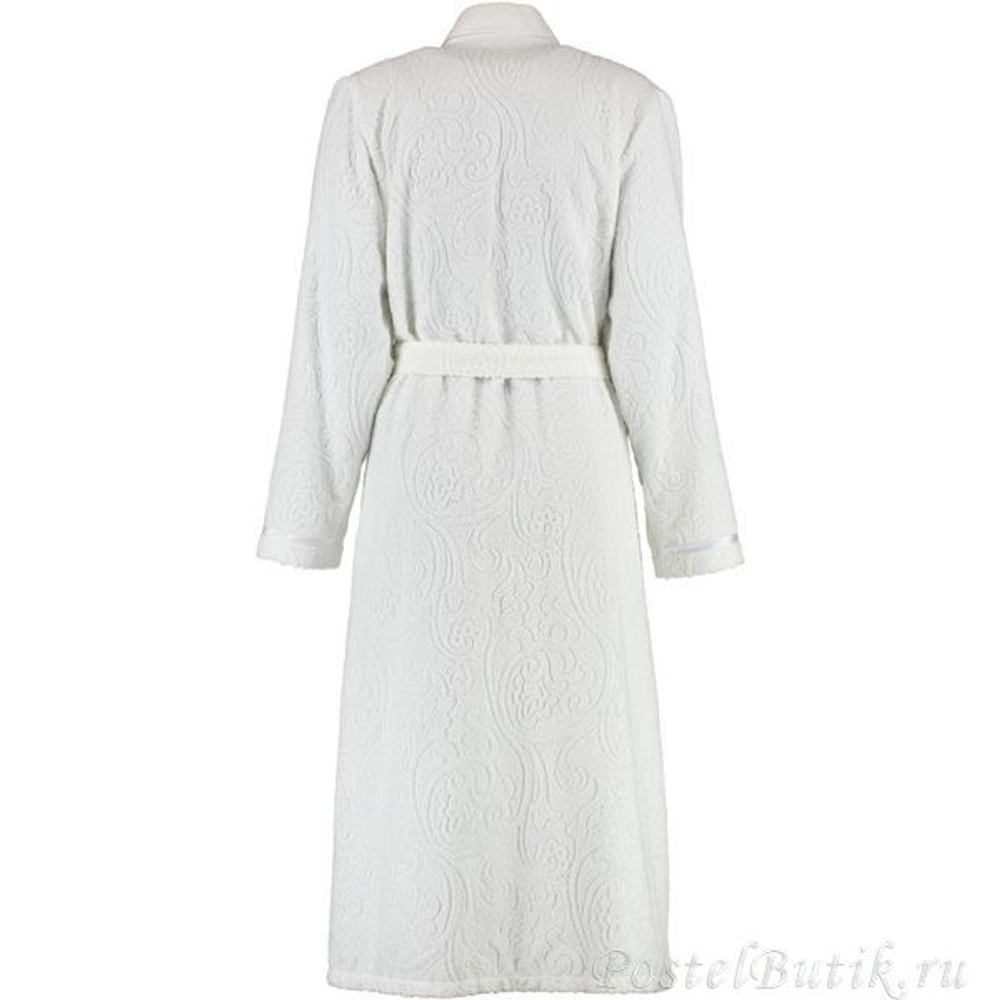 Халат махровый Cawo 7131 белый Германия вид сзади