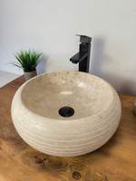 Раковина из мрамора Donut Cream Allur DM-65666 40*40*15