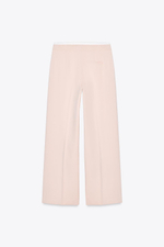 Брюки wide leg с двойным поясом