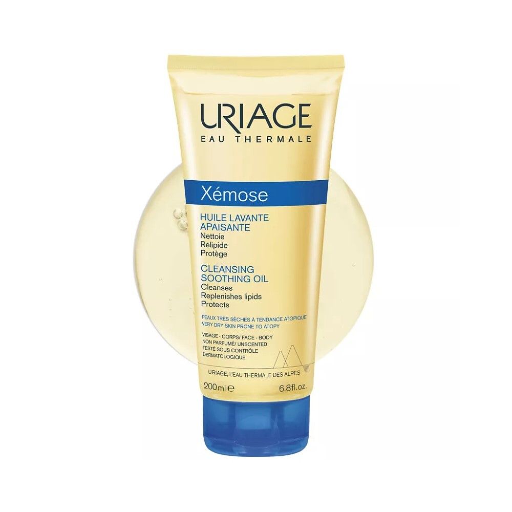 Uriage Xemose Cleansing Soothing Oil Очищающее успокаивающее масло, 200 мл