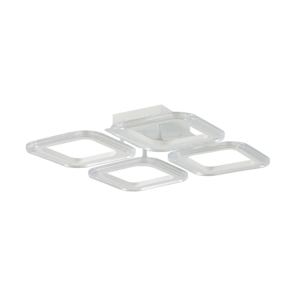 8026/42CL LEDIO LN24 белый/белый, металл/акрил Потолочный светильник с ПДУ LED 42W 3000-6000К 220V KVADRO