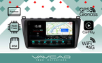 Магнитола для Mazda 6 2007-2012 - Vaycar VA41-0012-2K на Android 13, 8-ядер, 2K QLED, ТОП процессор, CarPlay, 4G SIM-слот