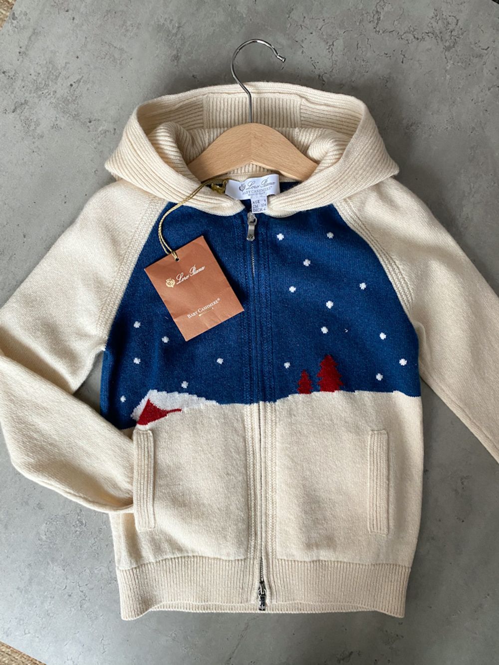 Новая кашемировая толстовка Loro Piana, 104