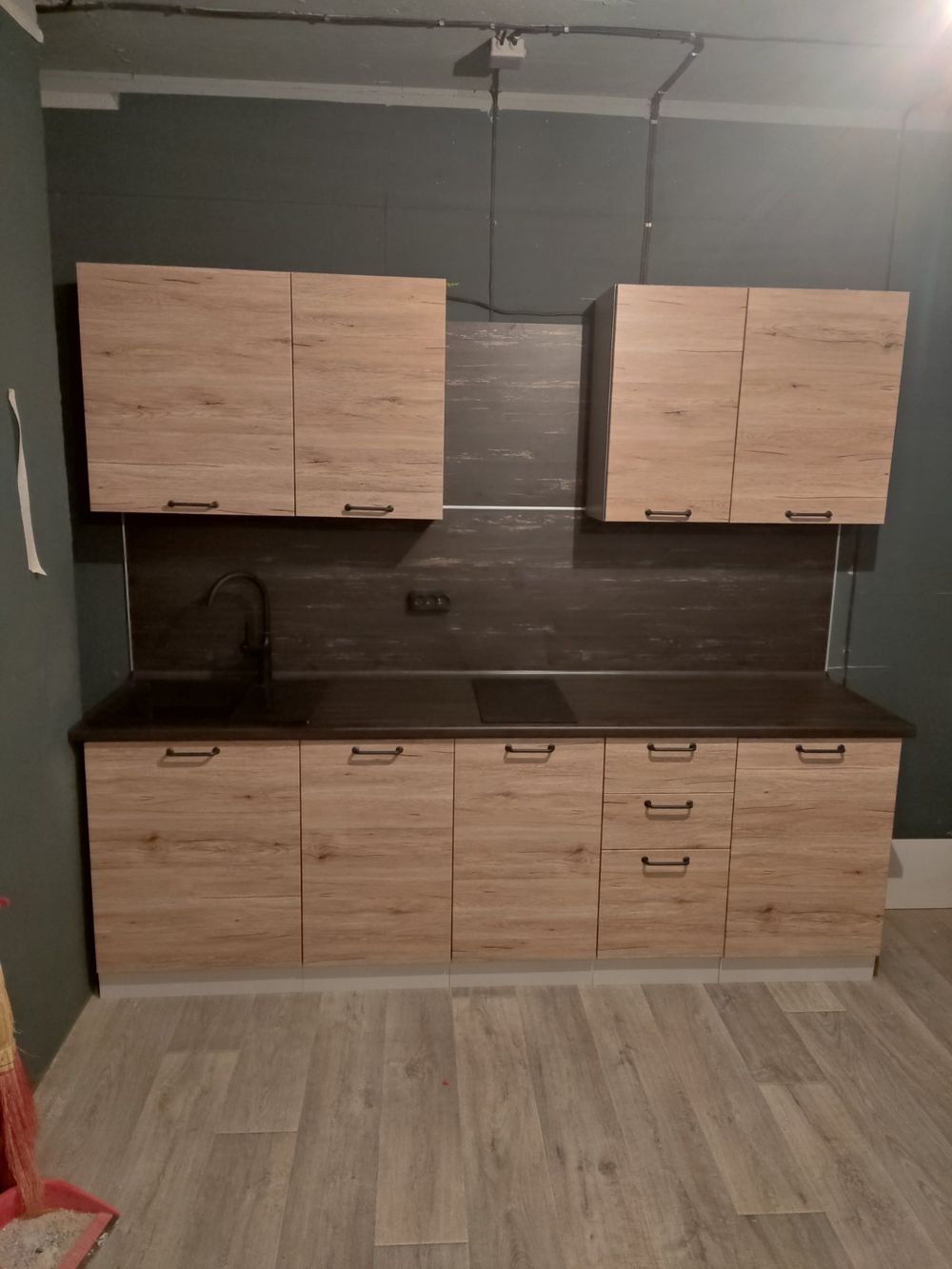 Модульная кухня "Лофт" 1800 Дуб цикорий