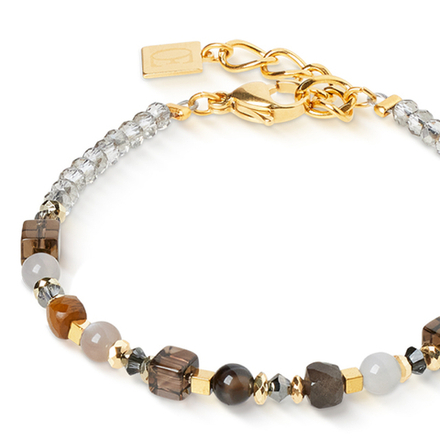 Браслет Coeur de Lion Brown-Grey 4347/30-1112