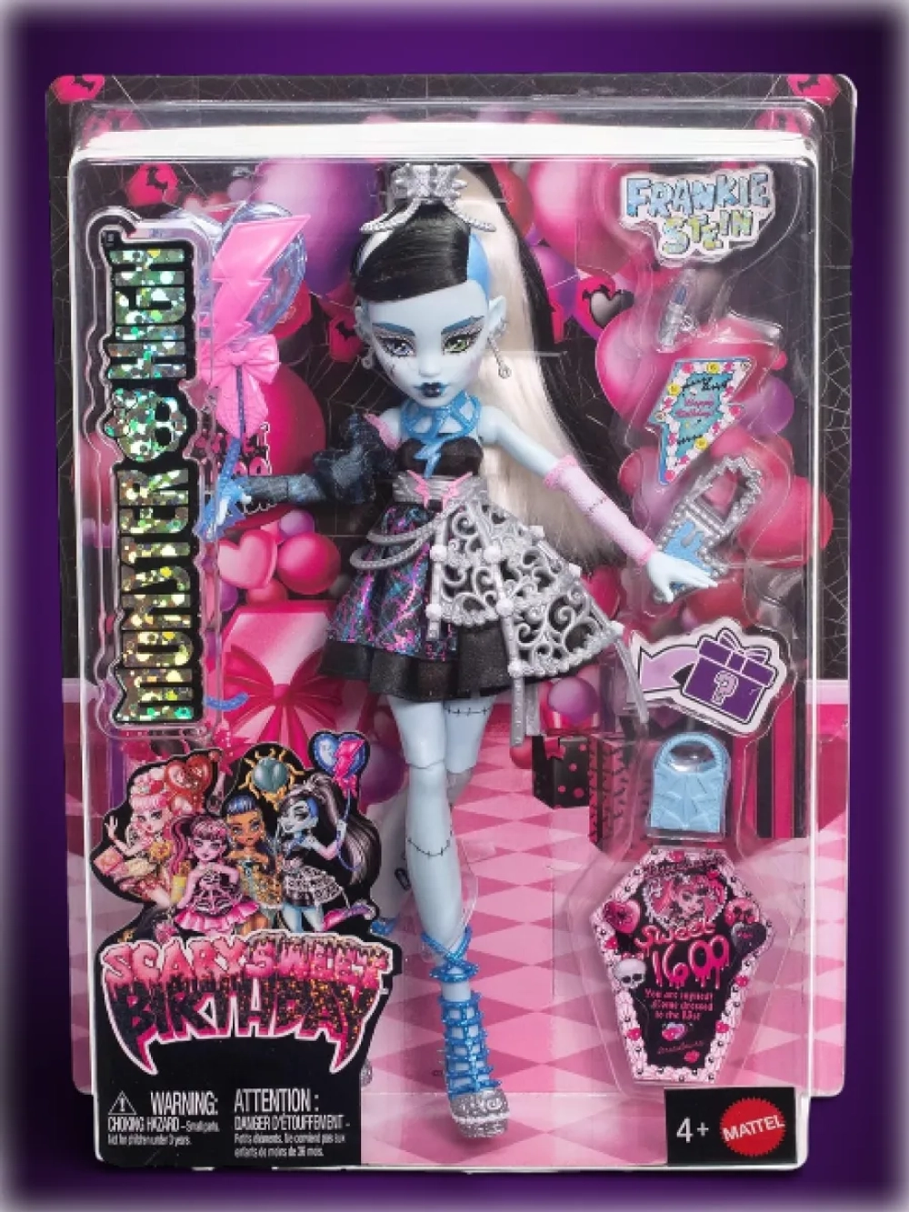 Кукла Монстр Хай Scary Sweet Birthday Фрэнки Штайн JBG75