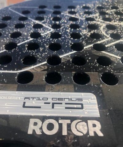 Дополнительное нанесение "Rotor" на Падел ракетку