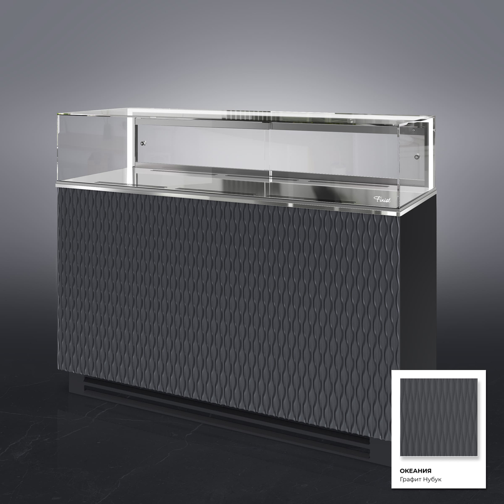 Кондитерская напольная холодильная витрина Finist GLASSIER 58 LUX