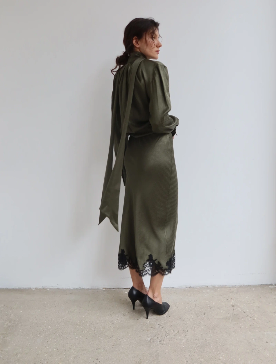 Блуза с лентой Parvina