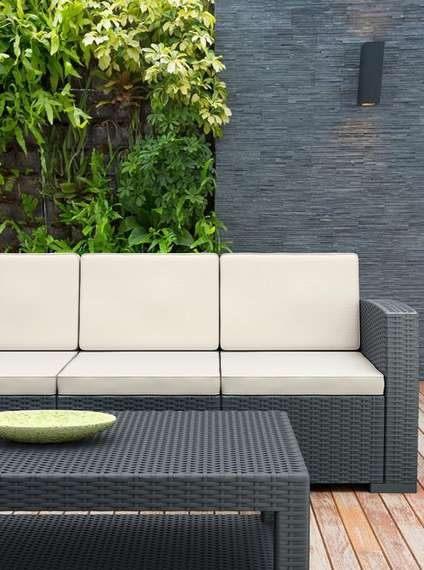 Комплект уличной мебели Monaco Lounge Set XL, антрацит