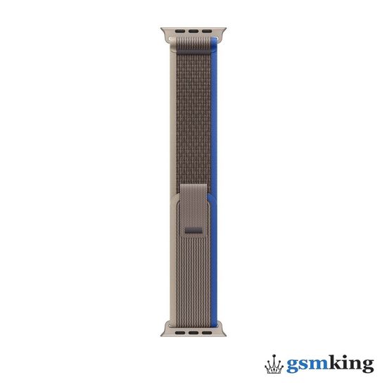 Apple Watch Ultra GPS + Cellular 49mm Titanium Case with Blue/Grey Trail Loop