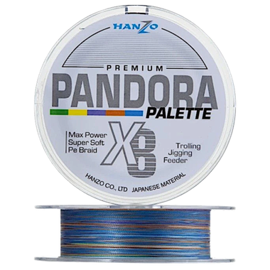 Шнур Hanzo Pandora Premium Palette x8 150m Multi Collors -