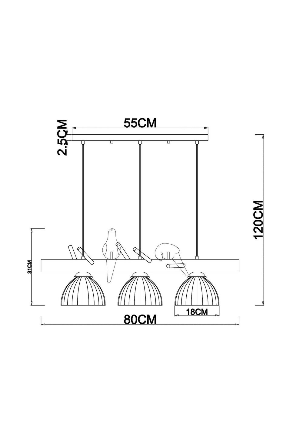 Подвесной светильник Arte lamp
