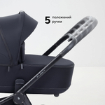 Детская коляска Rant Flex Therm Soft 3 в 1 с автокреслом Evomax Grey Midnight Black