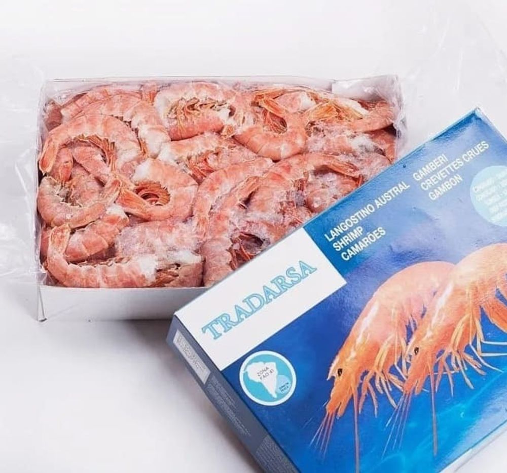 Лангустины &quot;Tradarsa&quot; красные без головы 30/55 2кг. Аргентина