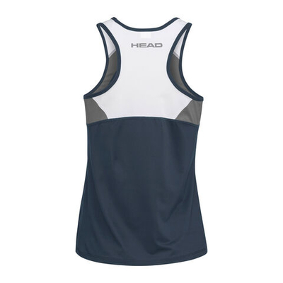 Женская теннисная майка HEAD Club 22 Tank Top Women - Dark Blue, Olive