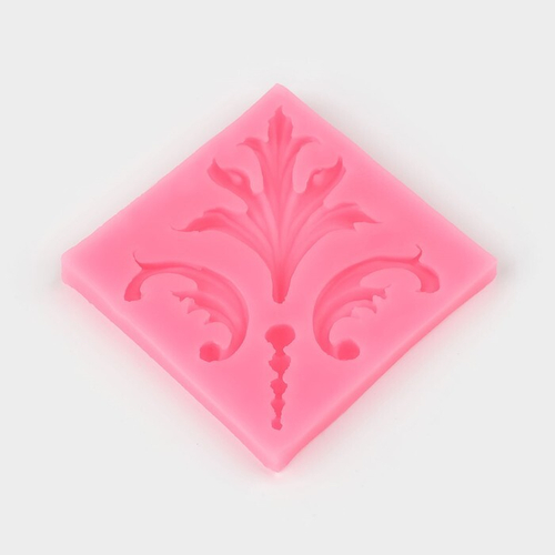 Молд для заливки «Завитки», силикон, 6.5×0.7 см