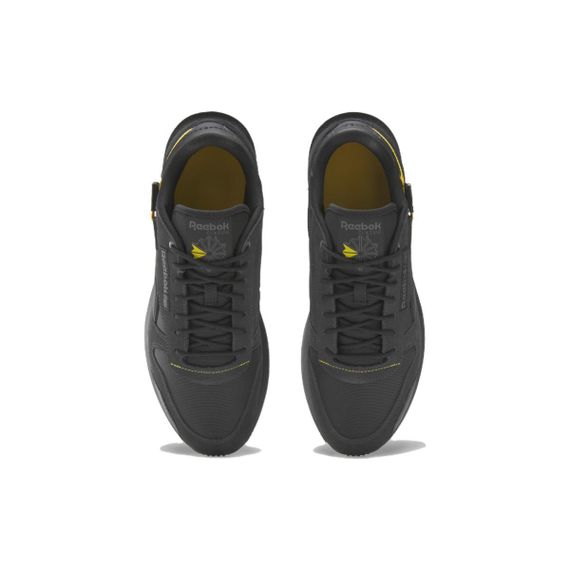 Классические кожаные кроссовки Reebok, Низкие Черные кроссовки