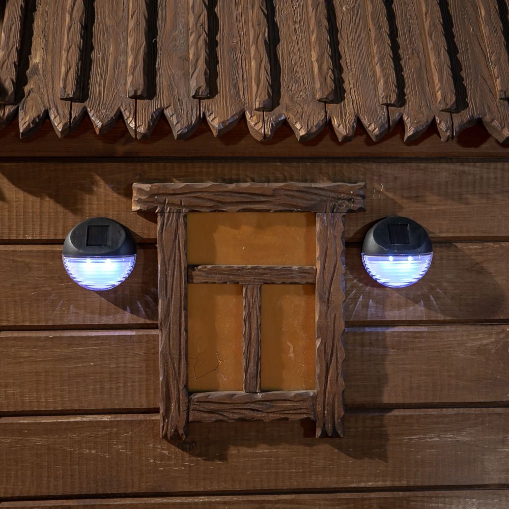 USL-F-151-PТ110 BRIGHT Садовый светильник на солнечной батарее. 2 светодиода. Белый свет. 1xАА Ni-Mh аккумулятор в-к. IP44. TM Uniel.