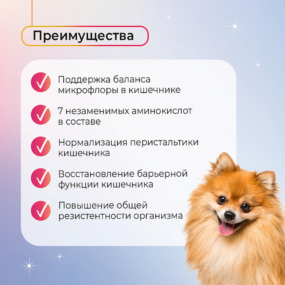 Функциональное лакомство Favet SuperFlora Soft Chews для пищеварительной системы для собак, 120г