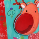 Пакет подарочный «Мультяшные звери» 26*32*10 см, микс