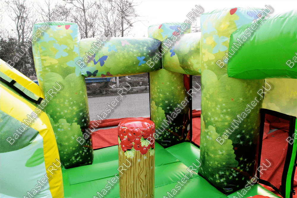 Коммерческий надувной батут "Сафари" 6*5*5 м