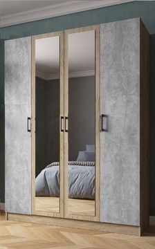 Шкаф ВЕГАС 1600 дуб крафт серый / цемент