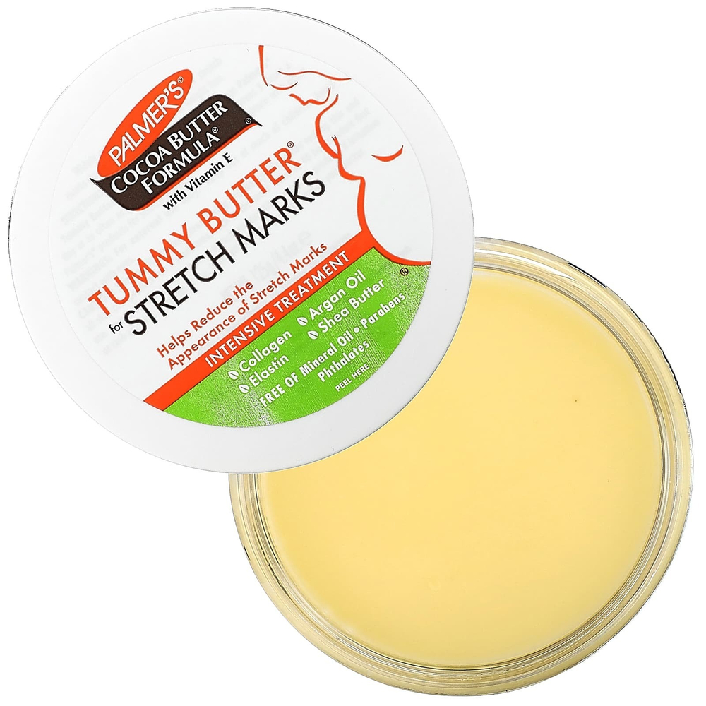 Palmer's, Cocoa Butter Formula® с витамином E, масло для живота и против растяжек, 125 г (4,4 унции)