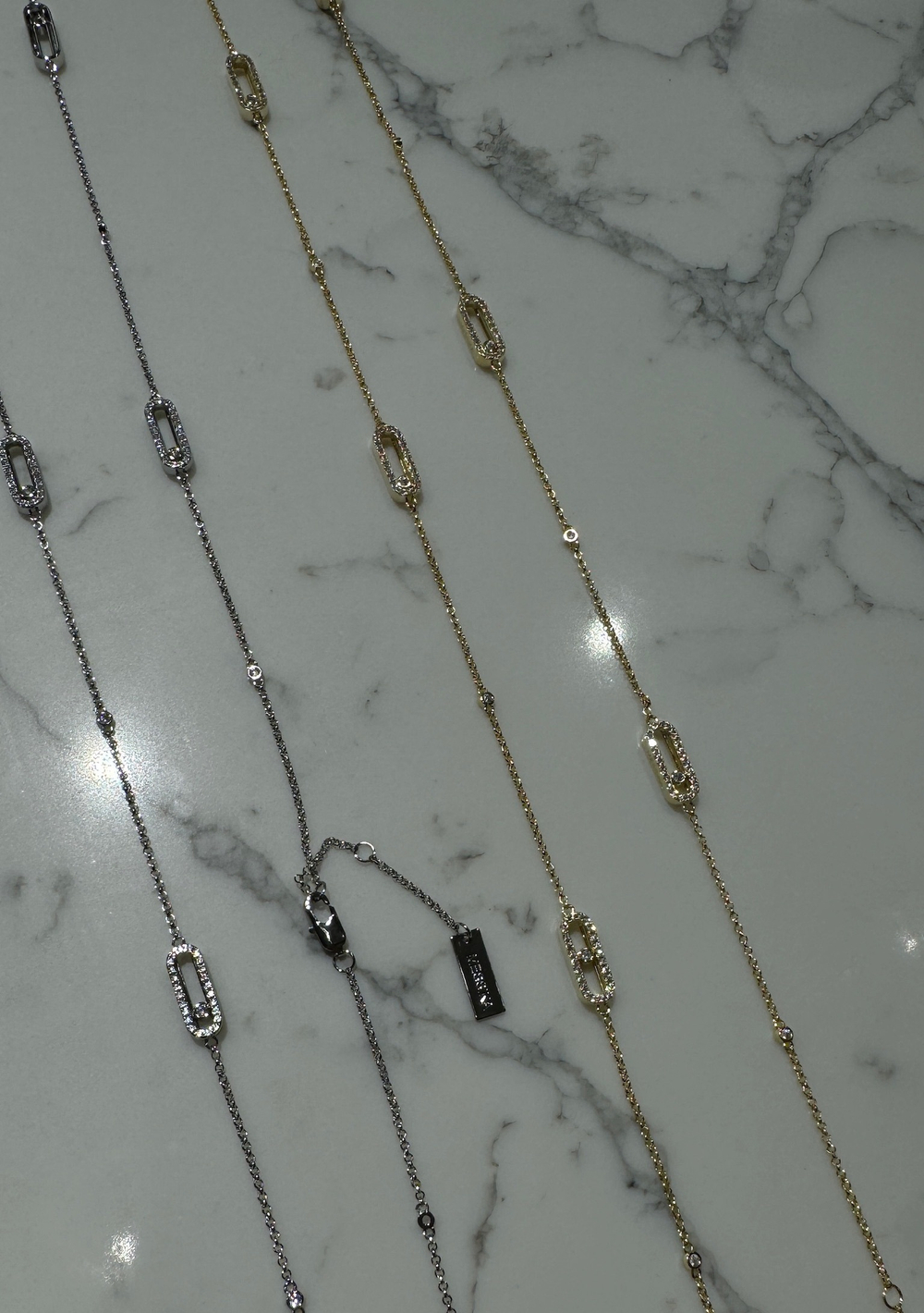 Бодичейн сотуар в цвете серебро 1.6 м