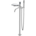 Напольный смеситель для ванны с душем Boheme Stick 129-WCR.2 white touch chrome