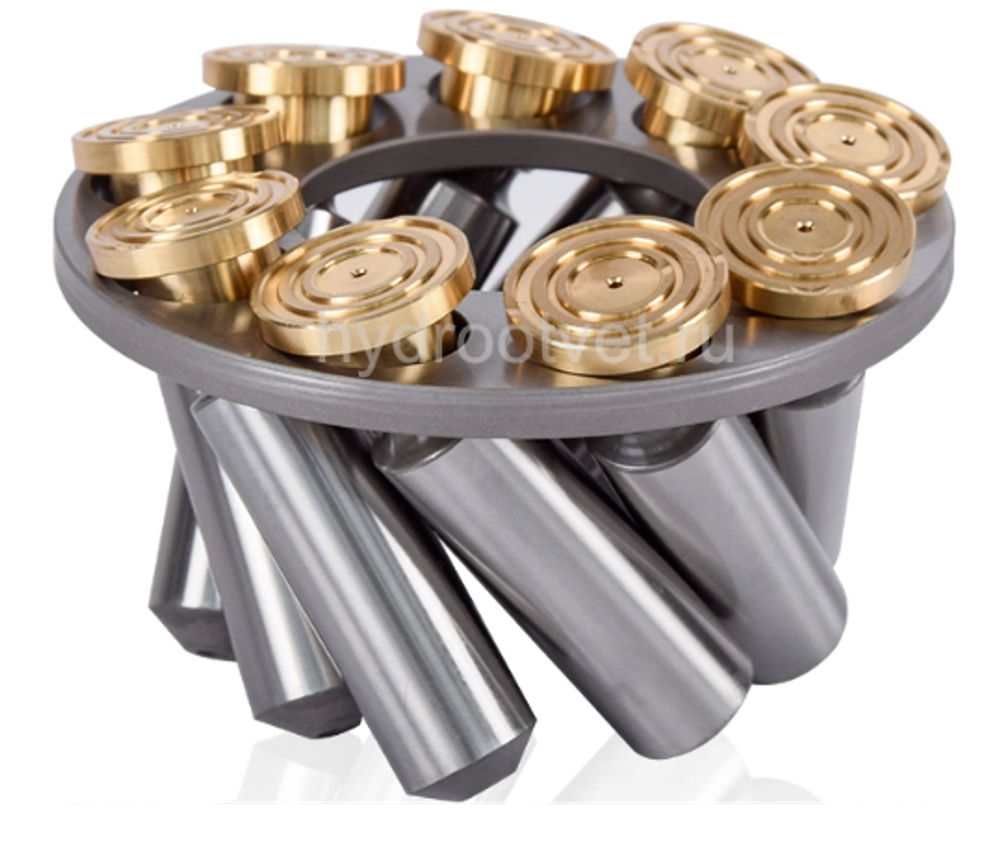 A11VLO260 PISTON SHOE SET - Набор поршней с башмаками 31,2x132,6 мм для насоса A11VLO260 (в наборе 9 шт.)