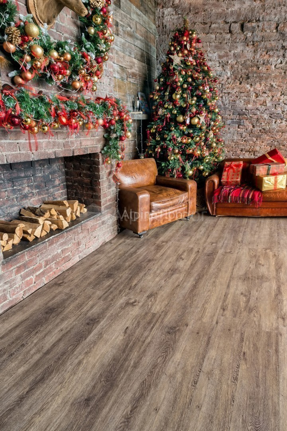 ПВХ плитка Alpine Floor Grand Sequoia LVT Венге Грей ECO 11-802